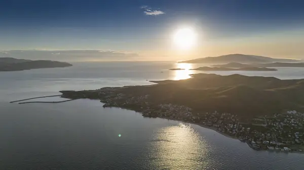 Stock image Aerial view of Avsa island, Turkey. Avsa Island view from sea in Turkey.