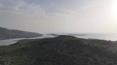 Bademli, Dikili, zmir, Türkiye 'nin güzel kıyı şeridi