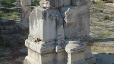 Magnesia Antik Kenti, İyonya 'daki antik bir Yunan kenti olan Maeander' da harabe halindedir. Aydın, Türkiye.