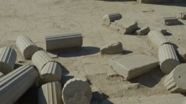 Magnesia Antik Kenti, İyonya 'daki antik bir Yunan kenti olan Maeander' da harabe halindedir. Aydın, Türkiye.