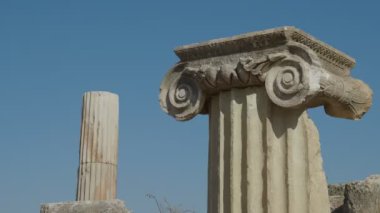 Magnesia Antik Kenti, İyonya 'daki antik bir Yunan kenti olan Maeander' da harabe halindedir. Aydın, Türkiye.