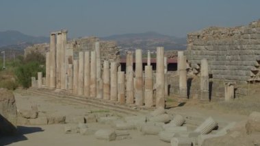 Magnesia Antik Kenti, İyonya 'daki antik bir Yunan kenti olan Maeander' da harabe halindedir. Aydın, Türkiye.
