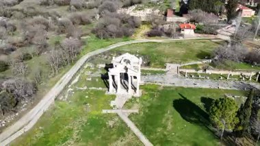 Antik Aphrodisias kentinin insansız hava aracı görüntüsü, Aydın - Türkiye