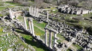 Antik Aphrodisias kentinin insansız hava aracı görüntüsü, Aydın - Türkiye