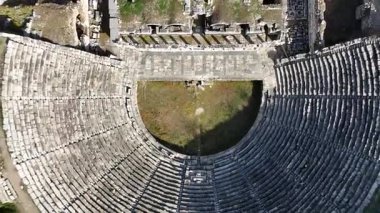 Antik Aphrodisias kentinin insansız hava aracı görüntüsü, Aydın - Türkiye