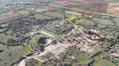 Antik Aphrodisias kentinin insansız hava aracı görüntüsü, Aydın - Türkiye
