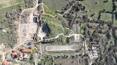 Antik Aphrodisias kentinin insansız hava aracı görüntüsü, Aydın - Türkiye