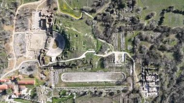 Antik Aphrodisias kentinin insansız hava aracı görüntüsü, Aydın - Türkiye