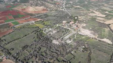 Antik Aphrodisias kentinin insansız hava aracı görüntüsü, Aydın - Türkiye
