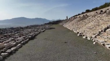 Kibyra antik şehrinin havadan görünüşü. Burdur, Türkiye