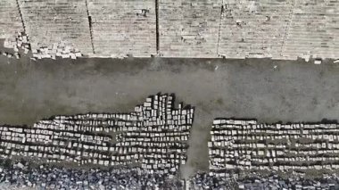 Kibyra antik şehrinin havadan görünüşü. Burdur, Türkiye