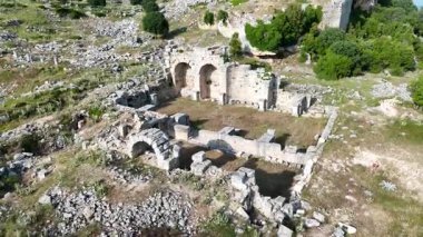 Burdur 'un Bucak kentindeki Kremna Antik Kenti' nden görüntü. 