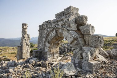Burdur 'un Bucak kentindeki Kremna Antik Kenti' nden görüntü. 