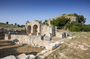 Burdur 'un Bucak kentindeki Kremna Antik Kenti' nden görüntü. 