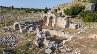 Burdur 'un Bucak kentindeki Kremna Antik Kenti' nden görüntü. 