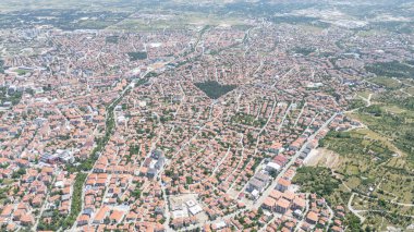 Isparta kentinin en üst görünümü: Türkiye