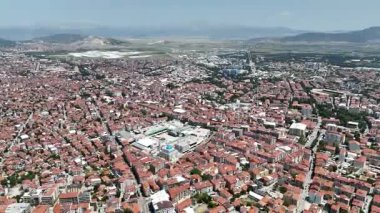 Isparta kentinin en üst görünümü: Türkiye