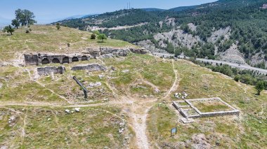 Denizli 'nin Kale kentinde bulunan antik Tabea kenti