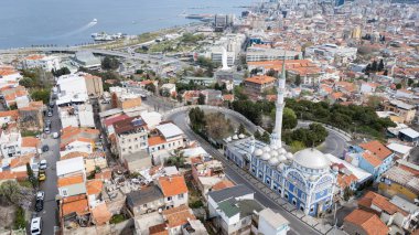 İzmir malikânesi kuş bakışı hava manzaralı