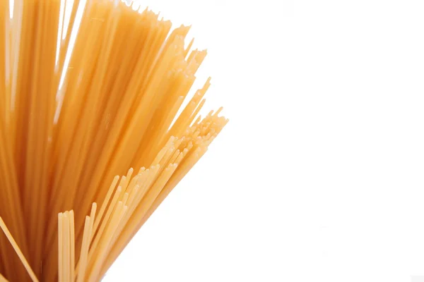 Spaghetti Folded Budle Located White Surface Close — Stock Photo, Image