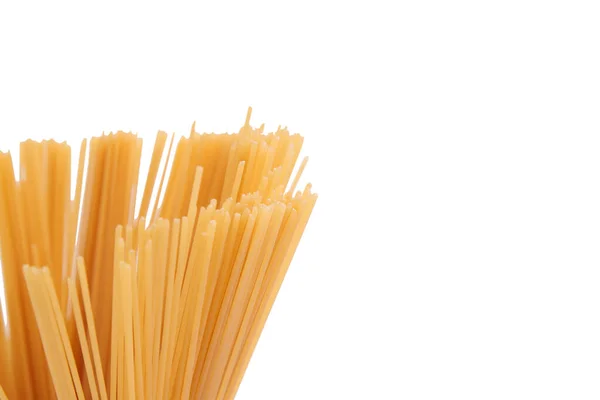Spaghetti Folded Budle Located White Surface Close — Stock Photo, Image