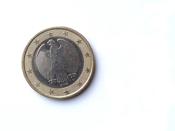Baksidan Ett Euromynt Från 2004 Som Har Varit Omlopp Och — Stockfoto