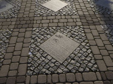 Elmas şekilli döşemeli kaldırım taşı Pavyonu, Stolperstein, Şehir Yeryüzü Dokusunun Eserleri