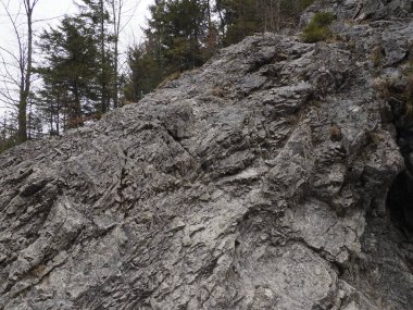 Dağ Kayası Dokusu Yakın plan