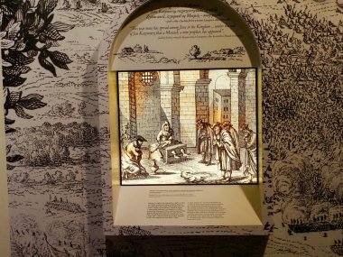 Geleneksel Sinagoga Tapınağı Modeli Müze Sergisi Tarihi Dini Mimarisini Gösteriyor