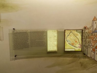 Geleneksel Sinagoga Tapınağı Modeli Müze Sergisi Tarihi Dini Mimarisini Gösteriyor