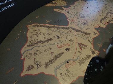 Geleneksel Sinagoga Tapınağı Modeli Müze Sergisi Tarihi Dini Mimarisini Gösteriyor