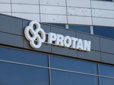 Modern Kurumsal Binada Sonsuzluk Sembollü Protan Şirketi Logosu