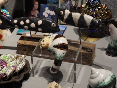 Ayrıntılı Nakış ve Beadwork on Explay ile El Yapımı Dekorasyon Noel Ağacı Dekorasyonları