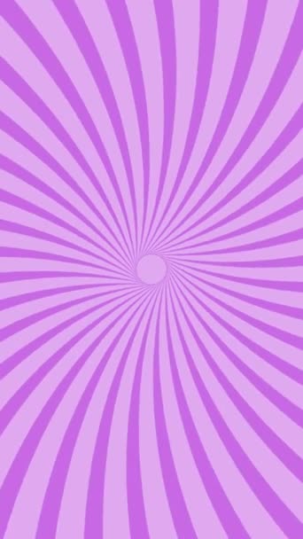 Pop Art Background Radial Lines Vertical Video Motion Graphics High — Stock Video