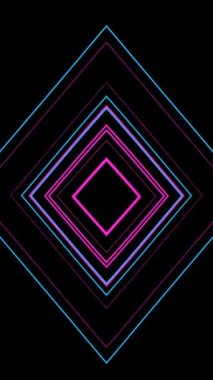 Soyut mor kaleydoskop arka planı. Geometrik şekiller. hareket grafikleri