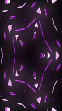 Soyut mor kaleydoskop arka planı. Geometrik şekiller. hareket grafikleri