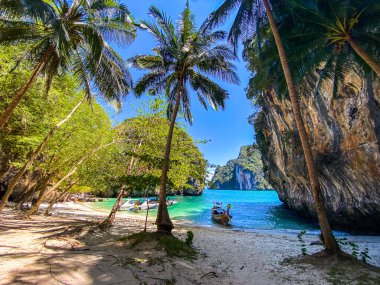 Tayland, Krabi 'deki Koh Lao Lading Adası. Yüksek kalite fotoğraf