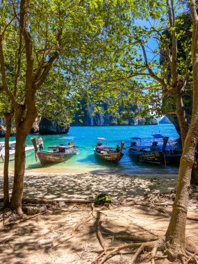 Tayland, Krabi 'deki Koh Lao Lading Adası. Yüksek kalite fotoğraf