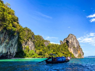 Koh Hong Lagoon, Tayland 'ın Krabi ilindeki Koh Hung adası yakınlarında. Yüksek kalite fotoğraf