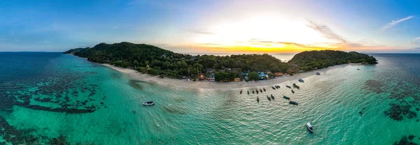 Aerial View Laem Tong Beach Laemtong Bay Koh Phi Phi — Stock Photo, Image