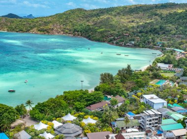 Koh Phi Phi 'deki Ton Sai Sahili, Krabi Tayland, Güney Doğu Asya