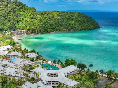 Koh Phi Phi 'deki Ton Sai Sahili, Krabi Tayland, Güney Doğu Asya