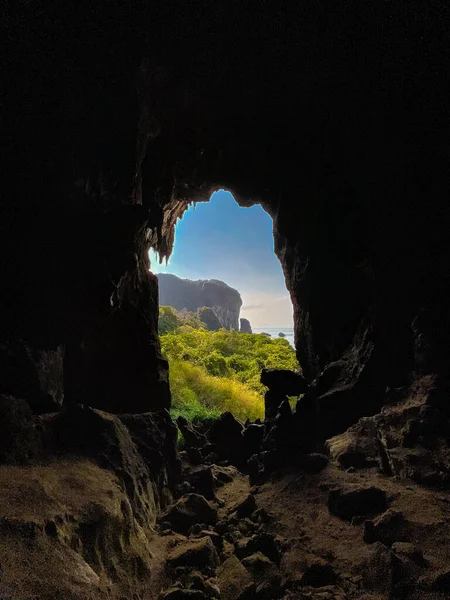 Jaskinia Księżniczka Lub Phra Nang Krabi Tajlandia Azja Południowo Wschodnia — Zdjęcie stockowe