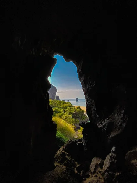 Пещера Принцесса Пхра Нанг Краби Таиланд Юго Восточная Азия — стоковое фото