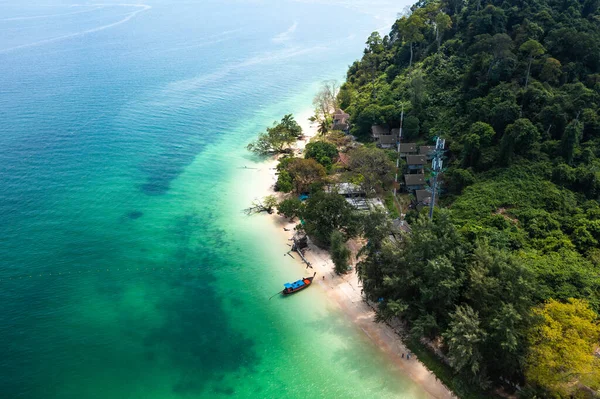 Luftaufnahme Der Insel Koh Kradan Trang Thailand Südostasien — Stockfoto
