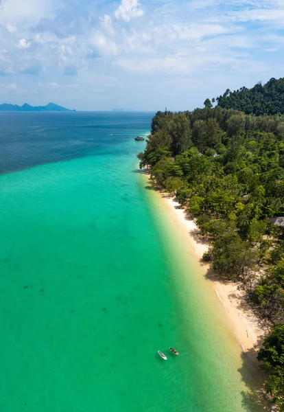 Luftaufnahme Der Insel Koh Kradan Trang Thailand Südostasien — Stockfoto