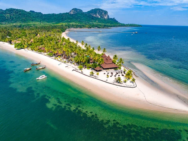 stock image Aerial view of koh Mook or koh Muk island, in Trang, Thailand, south east asia