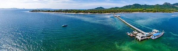 Vista Aérea Ilha Koh Mook Koh Muk Trang Tailândia Sudeste — Fotografia de Stock