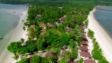 Koh Mook ya da Koh Muk adasının Trang, Tayland, Güney Doğu Asya 'daki havadan görünüşü