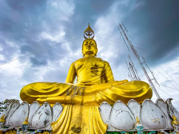 Légi Kilátás Wat Tham Suea Vagy Tigris Barlang Templom Krabi — Stock Fotó